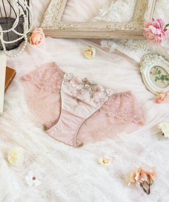 Risa Magli (Women)/リサマリ ジア レースショーツ(2002538260) ピンク071 パンツ・ショーツ【三越伊勢丹/公式】