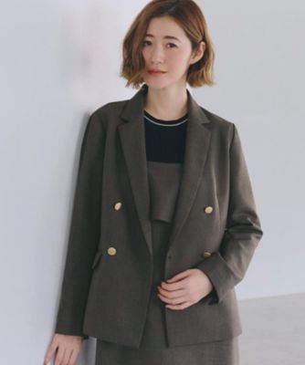＜GROVE (Women)＞【カセット服】ダブルブレストテーラードジャケット（２００２５３８３０１）