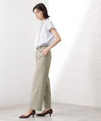 セットアップ ルーズ トレーナー ワイドパンツ 白 韓国 nr8815 セレモニー対応可〉troisiemeCHACO:ワイド パンツ（セットアップ