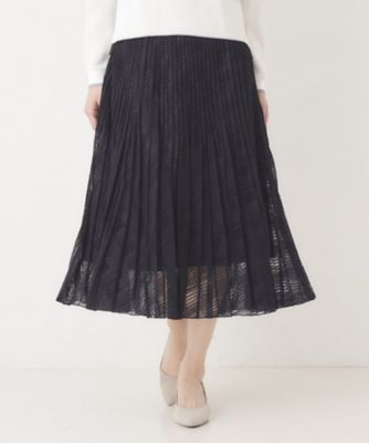 チェック柄レースプリーツスカート（2002538556） | CORDIER