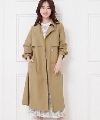 入卒セレモニー／おでかけ／お仕事】グレースライトストレッチトレンチ