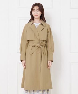 入卒セレモニー／おでかけ／お仕事】グレースライトストレッチトレンチ