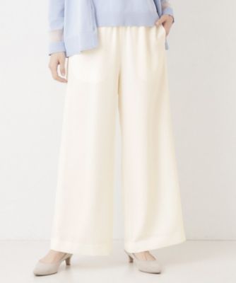 ＜CORDIER (Women)＞【Ｓ～４Ｌサイズ】ニュアンスワイドゆらりパンツ（２００２５３８５６３）