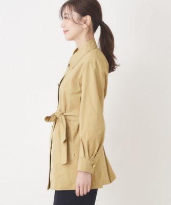 M～3Lサイズ】グレースタフタ スプリングコート