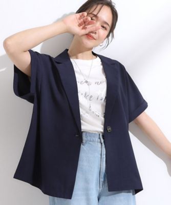 マイストラーダ❤️半袖リネンジャケット 美品 Mystrada リネン半袖ジャケット - メルカリ