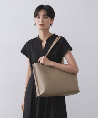A4サイズ対応／2WAY】シュリンク合成皮革トートバッグ