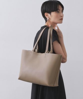 A4サイズ対応／2WAY】シュリンク合成皮革トートバッグ
