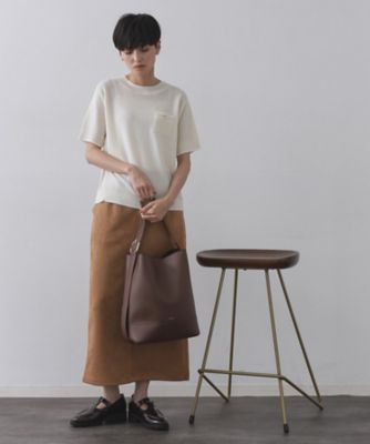 軽量／A4サイズ対応／通勤対応】スムース合成皮革ワン