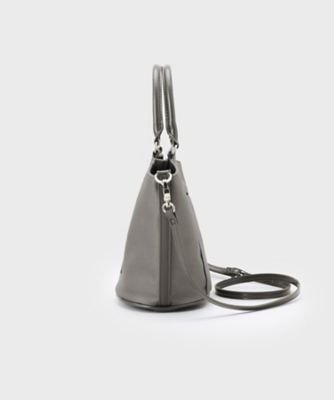 COACH グレー レザー ショルダーバッグ coachグレー レザー ショルダー