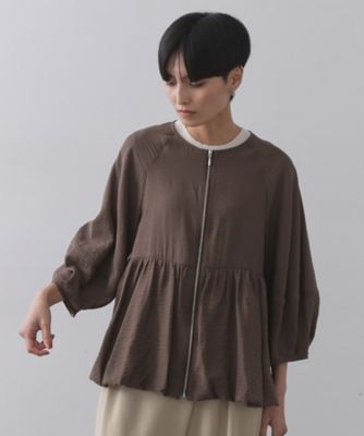 taccoさん専用　HER. バルーンヘムブルゾン シアーバルーンペプラムブルゾン【洗える