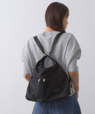 3WAY／A4サイズ対応】リュックにもなるナイロンショルダーバッグ