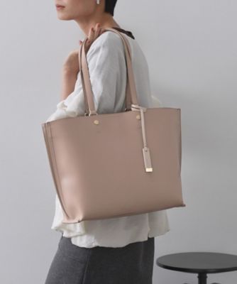 OPAQUE.CLIP (Women)/オペークドットクリップ【名品/A4サイズ対応】バイカラースムーストートバッグ(2002538999) ベージュ552 旅行用かばん・バッグ【三越伊勢丹/公式】