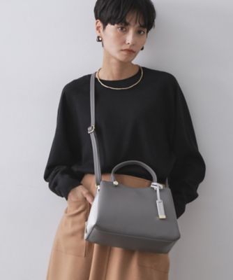 ladyページ☆ 2WAY／名品】バイカラーミドルボストンバッグ