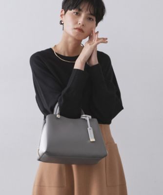 2WAY／名品】バイカラーミドルボストンバッグ