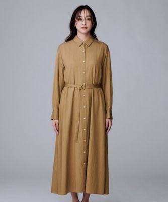 前開きボタン／ベルト付／羽織シャツ／】2WAYトレンチ風