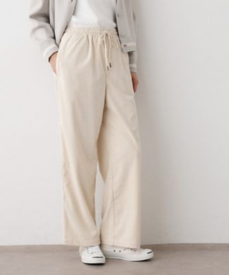 ＜Dessin (Women)＞【ウエストゴム・洗える】ソフトコーデュロイイージーパンツ（２００２５３９１９１）