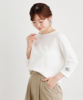 人気アイテム！袖刺繍あり】デラヴェジャージーカットソー