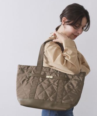 OPAQUE.CLIP (Women)/オペークドットクリップ ダイヤキルティングスクエアビッグトートバッグ(2002539241) チャ044 旅行用かばん・バッグ【三越伊勢丹/公式】