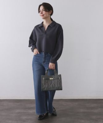 2WAY】ダイヤキルティングスクエアミドルショルダーバッグ