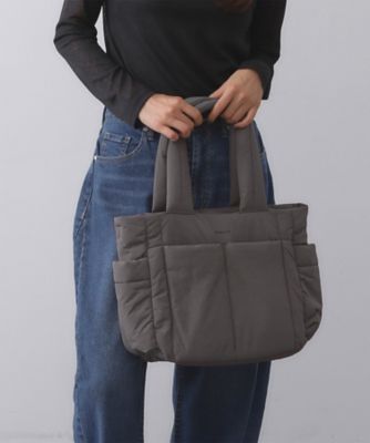 OPAQUE.CLIP (Women)/オペークドットクリップ【2WAY/軽量】パフィートラベルビッグトートバッグ(2002539243) グレー014 旅行用かばん・バッグ【三越伊勢丹/公式】