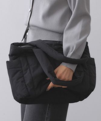 OPAQUE.CLIP (Women)/オペークドットクリップ【2WAY/軽量】パフィートラベルビッグトートバッグ(2002539243) クロ019 旅行用かばん・バッグ【三越伊勢丹/公式】