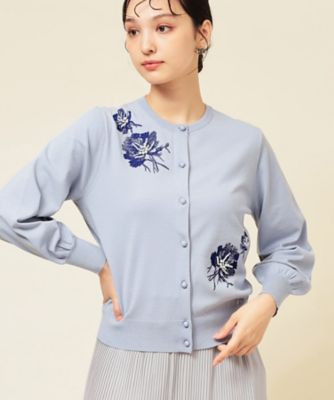 SS～Lサイズ展開／手刺繍】クラフトカーディガン