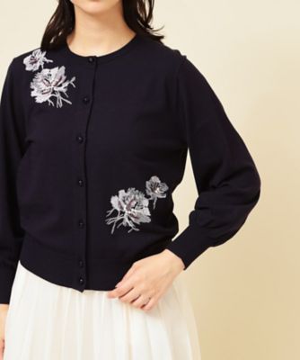 SS～Lサイズ展開／手刺繍】クラフトカーディガン