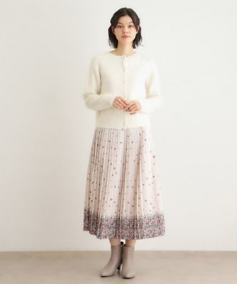 人気デザイン！アルパカ混／ビジュー付き】ニットカーディガン