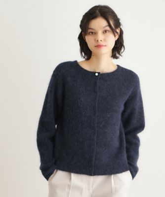 LAURA ASHLEY/ローラ アシュレイ【人気デザイン!アルパカ混/ビジュー付き】ニットカーディガン(2002539254) アオ094 トップス【三越伊勢丹/公式】