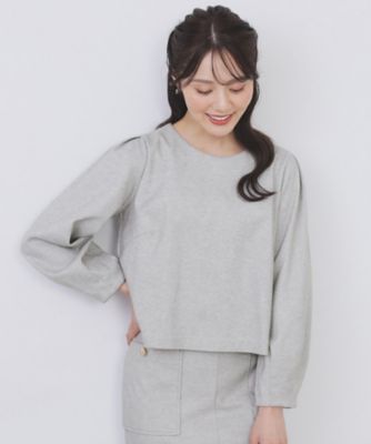 ＜index (Women)＞コンパクトパフトップス【洗濯機ＯＫ／抗ピル／ストレッチ】（２００２５３９３２５）