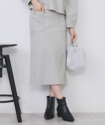 ＜index (Women)＞ストレッチナロータイトスカート【洗濯機ＯＫ／抗ピル】（２００２５３９３２６）