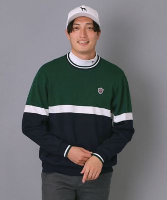 新レーベル ADABAT NAVY】トリコロールクルーニット
