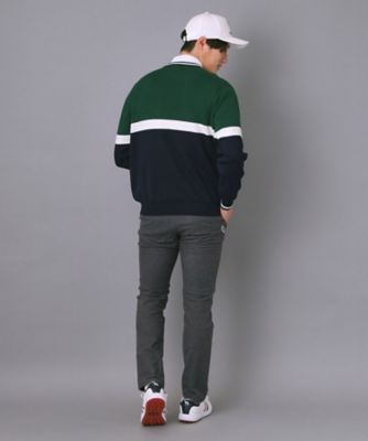 新レーベル ADABAT NAVY】トリコロールクルーニット