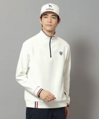 adabat アダバット ゴルフ ハーフジッププルオーバー 新レーベル ADABAT NAVY】せとはるコラボ ハーフ