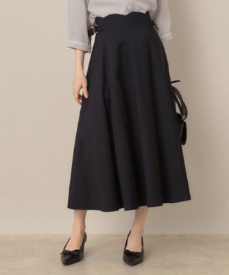 マーク＆ロナ S程度 スカート ブラック サイド鱗柄 春夏 スカルロゴ