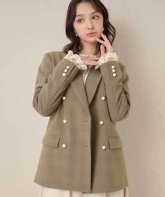 PRADA ベージュ テーラードジャケット Prada ショールカラージャケット | ホワイト | FARFETCH JP