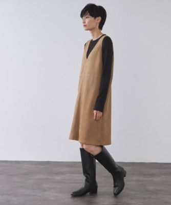 未使用袋付Max&Co レザーロングブーツグレージュ35 22~22.5cm程度 レザー調ロングブーツ（2002539357） | OPAQUE.CLIP (Women