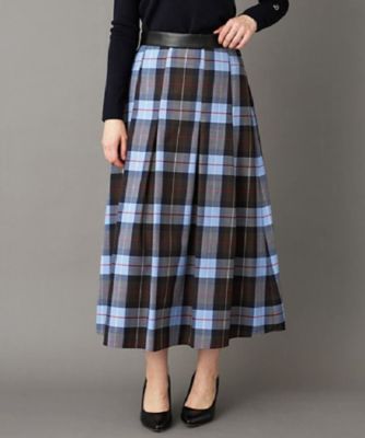 チェックタックソフトプリーツスカート（2002539449