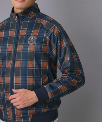 新レーベル ADABAT NAVY】撥水 タータンチェック