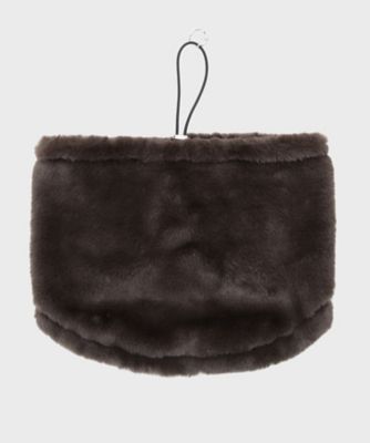 リバーシブルフェイクファーネックウォーマー（2002539651