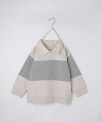 ＜THE SHOP TK (Baby&Kids)＞【１１０－１６０】バイカラーラガー裏毛プルオーバー（２００２５３９６９１）