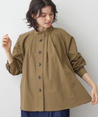 トゥモローランド　マカフィー　コットンナイロンワッシャー クルーネックジャケット コットンナイロンワッシャー クルーネックジャケット