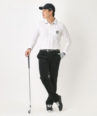 吸湿発熱】ポケットエンブレム長袖ポロシャツ（2002539715