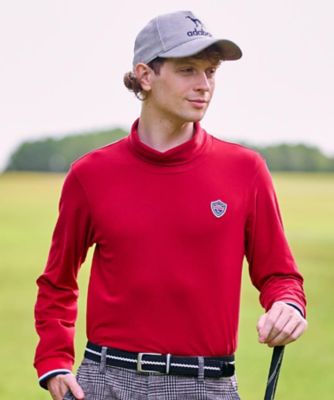 新レーベル ADABAT NAVY】吸湿発熱 サーモスムースモックT