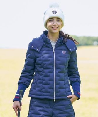 ADABAT NAVY】2WAYストレッチダウンジャケット