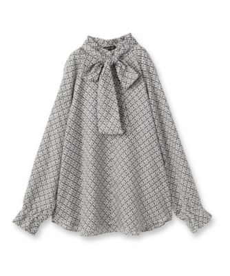 メディウス　3枚　プリズマ MA*RS】肩開きフリルスライダーブラウス - ブラック size-F