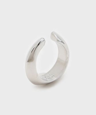 MINI MACROHOOP SILVER 片耳用 | Spinelli