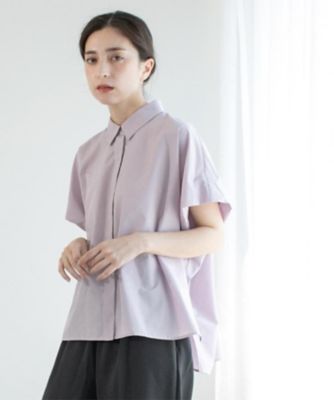 【SALE】OPAQUE.CLIP (Women)/オペークドットクリップ 《andGIRL掲載》リラクシーシャツ(2002540248) パープル080 トップス【三越伊勢丹/公式】