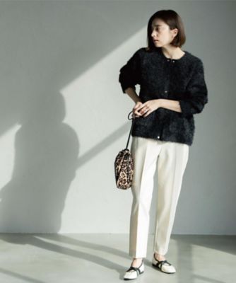 ウォームタッチ テーパードパンツ【洗濯機洗OK／ストレッチ】≪SS