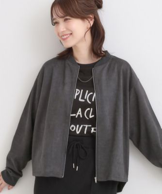 S－LL】柔らかくて軽い さっと羽織れるフェイクスウェード